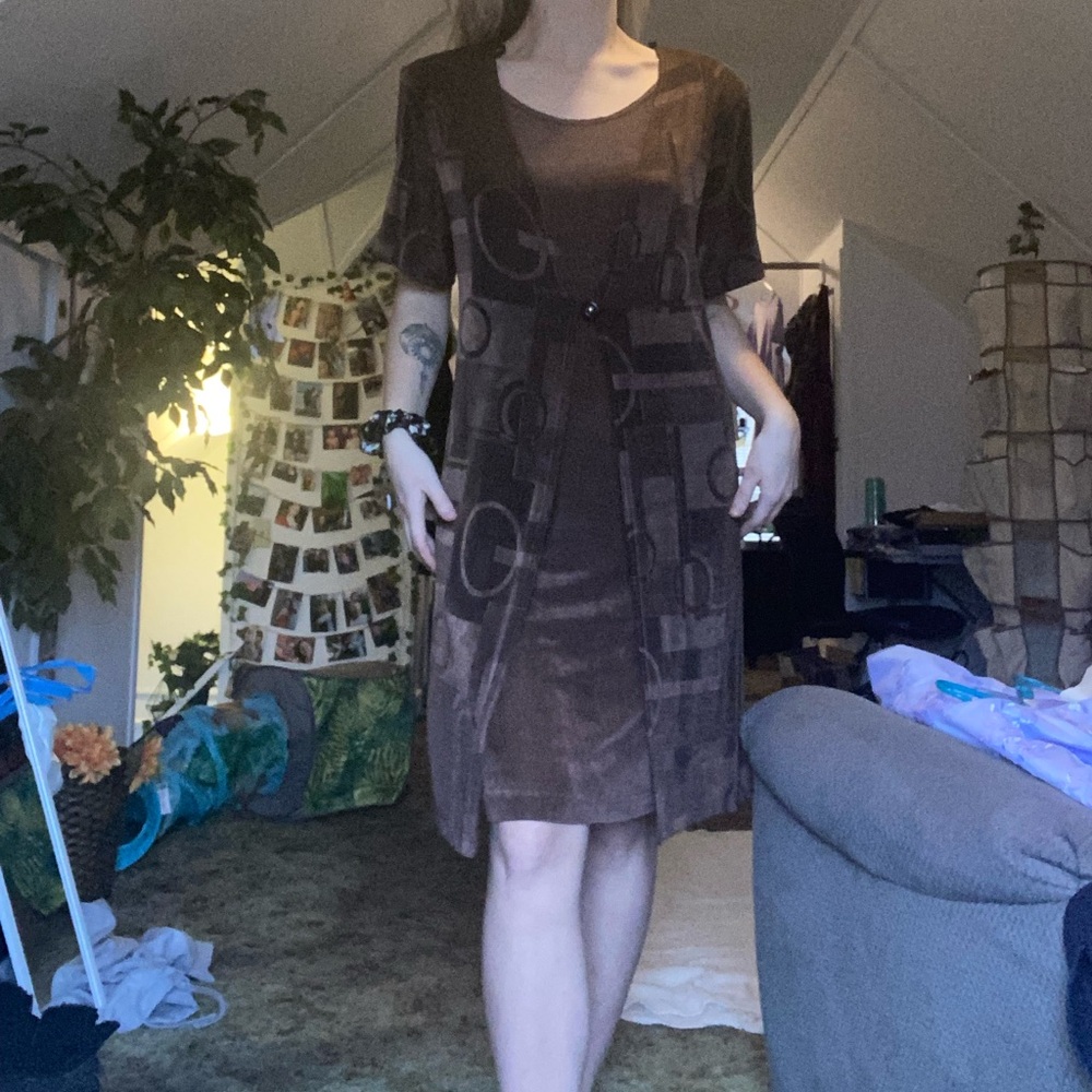 Vintage Brown Dress